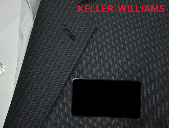 KW logo on black aluminum 