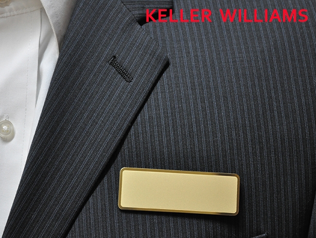 KW logo on frosted gold Slim 