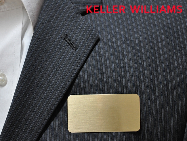 KW logo on satin gold brass 