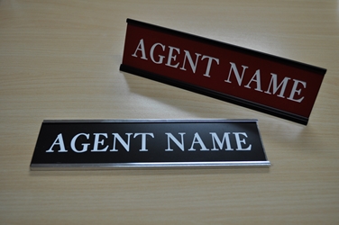NAME PLATE WITH WALL HOLDER (2x10) 