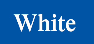 Plastic - Blue  / White Letters