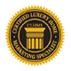 Certified Luxury Home Marketing Specialist / black gold seal